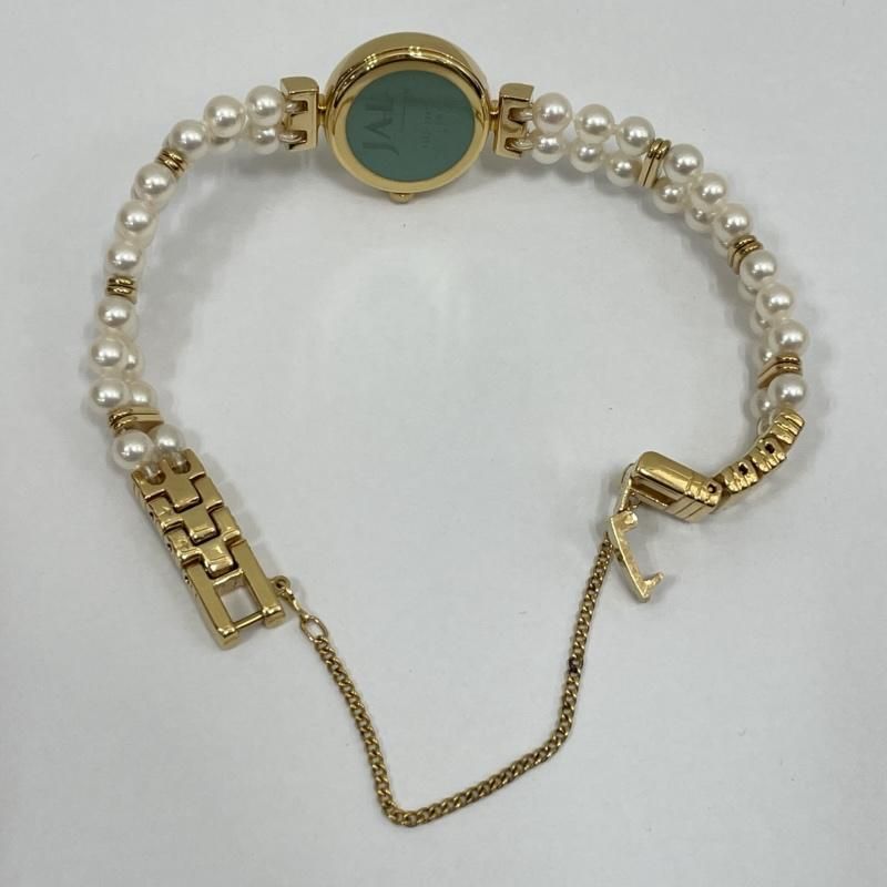 ミキモト JAL 限定 オリジナル パール ウォッチ 4N20-0941 シェル 文字