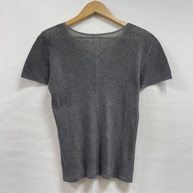 プリーツプリーズ ISSEY MIYAKE イッセイミヤケ Tシャツ プリーツ V