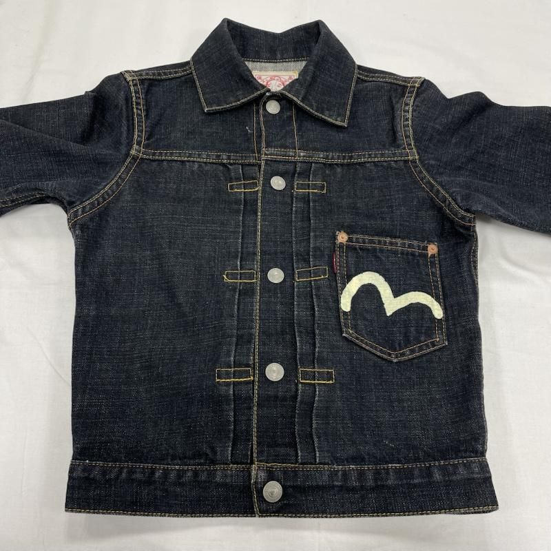 エヴィス ジーンズ デニム ジャケット ジュニア キッズ カモメ プリント サイズ3 ボーイズ 3 ISItems 古着