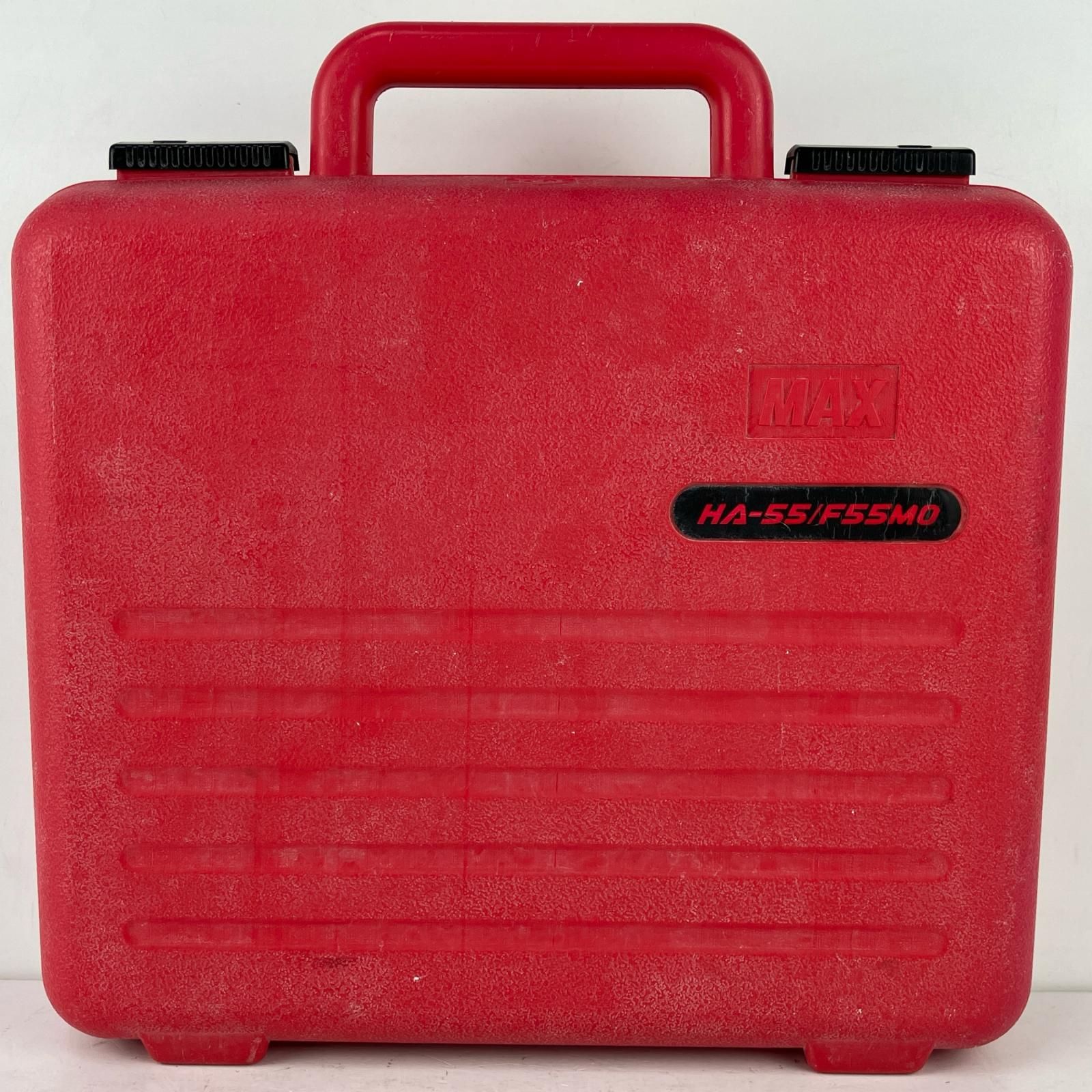  ЗЗMAX マックス 55 mm 高圧 フィニッシュネイラ ケース付 HA-55 F MO レッド 釘打機 エアーツール