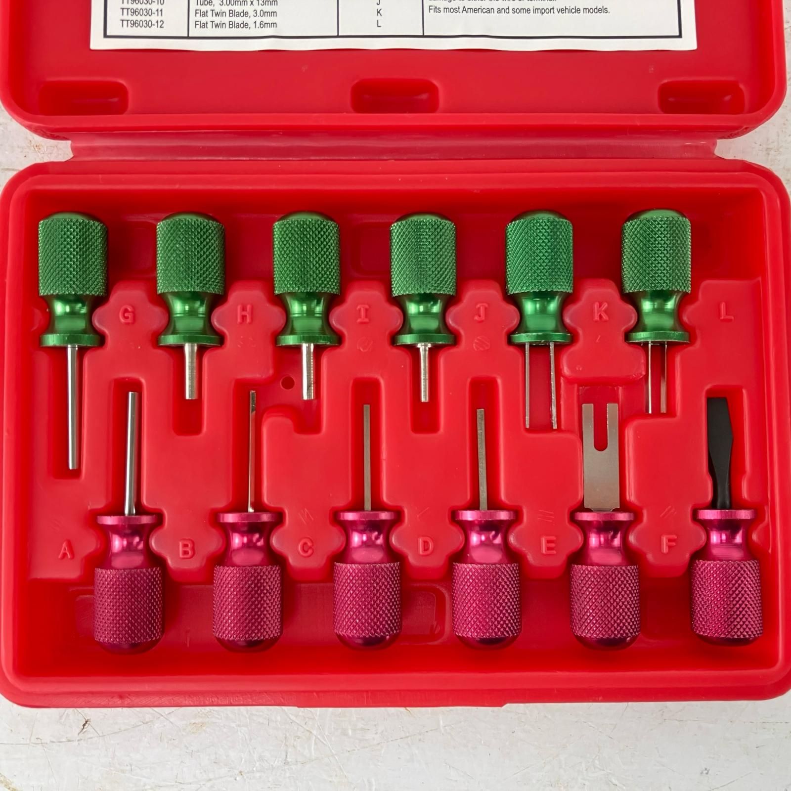 ЗЗMAC TOOLS マック ターミナルツールキット ケース付 TT 96030 レッド