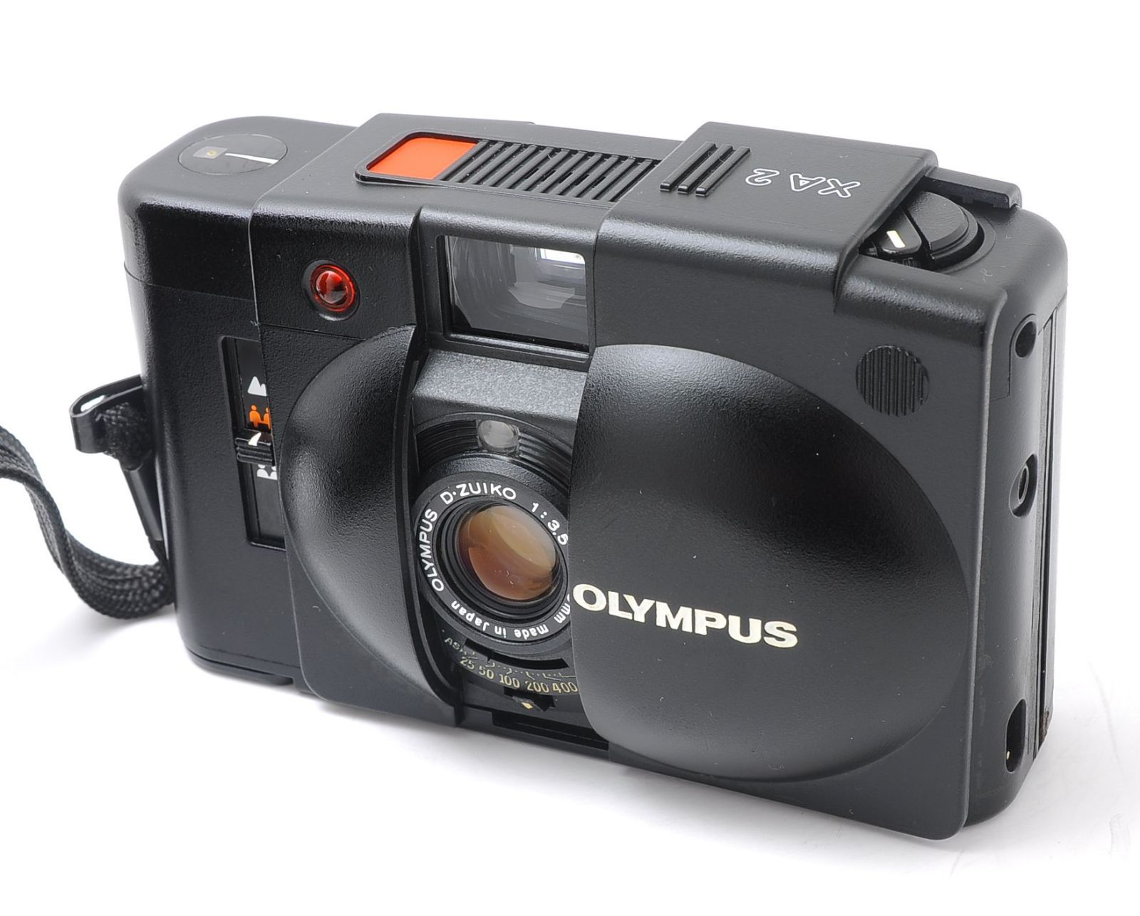 OLYMPUS XA2 ブラック 35mmフィルムカメラ 外観スレあり レトロ 写ルン