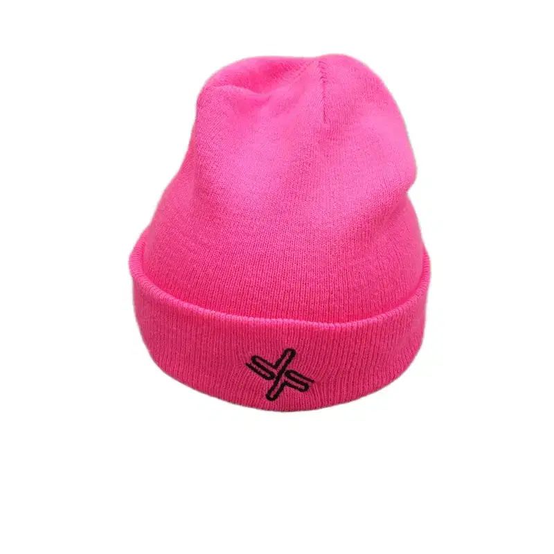 ゼクシィミックス レディース Fサイズ ホットピンク ビーニー 帽子
