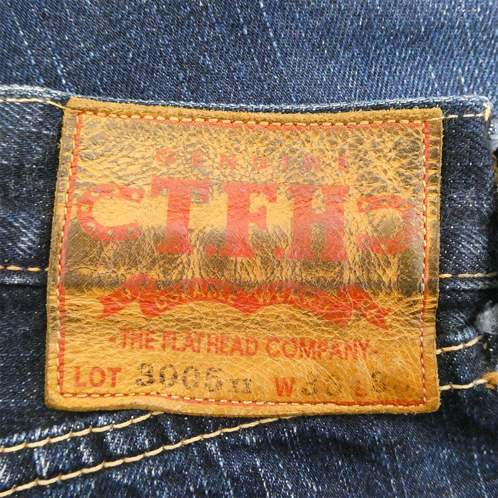 新品 The Flat Head 3005xx 36インチ ザフラットヘッド THE FLAT HEAD ザフラットヘッド 3005XX デニム パンツ インディゴ