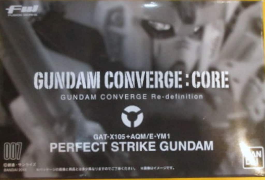 バンダイ FW GUNDAM CONVERGE CORE パーフェクトストライクガンダム 007