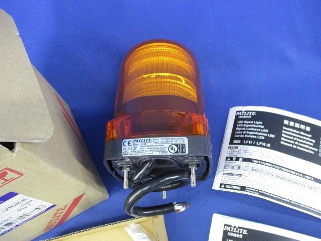 LED小型フラッシュ表示灯 LFHシリーズ(φ100mm)黄 LFH-M2 購入 Amazon