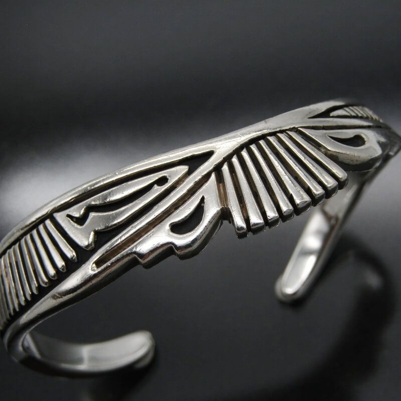 Steven J Begay ナバホ族 バングル オーバーレイ スティーブンJビゲイ SJB ブレスレット メンズ レディース