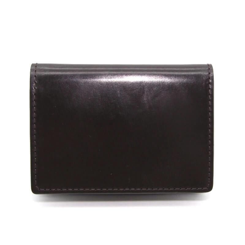 美品 CORBO. コルボ 名刺入れ 1LD-0231 face Bridle Leather カードケース 日本製 ダークブラウン ブライドルレザー 28011412