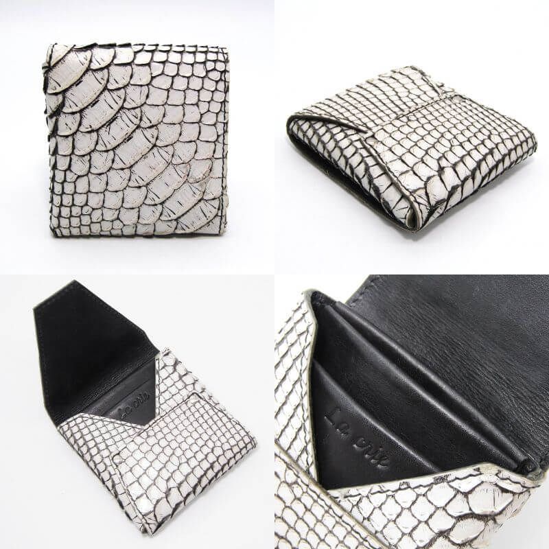 ラクリエ　パイソン　ミニウォレット セット La crie ラクリエ ミニウォレット パイソン ミニ財布 ラクリエ式