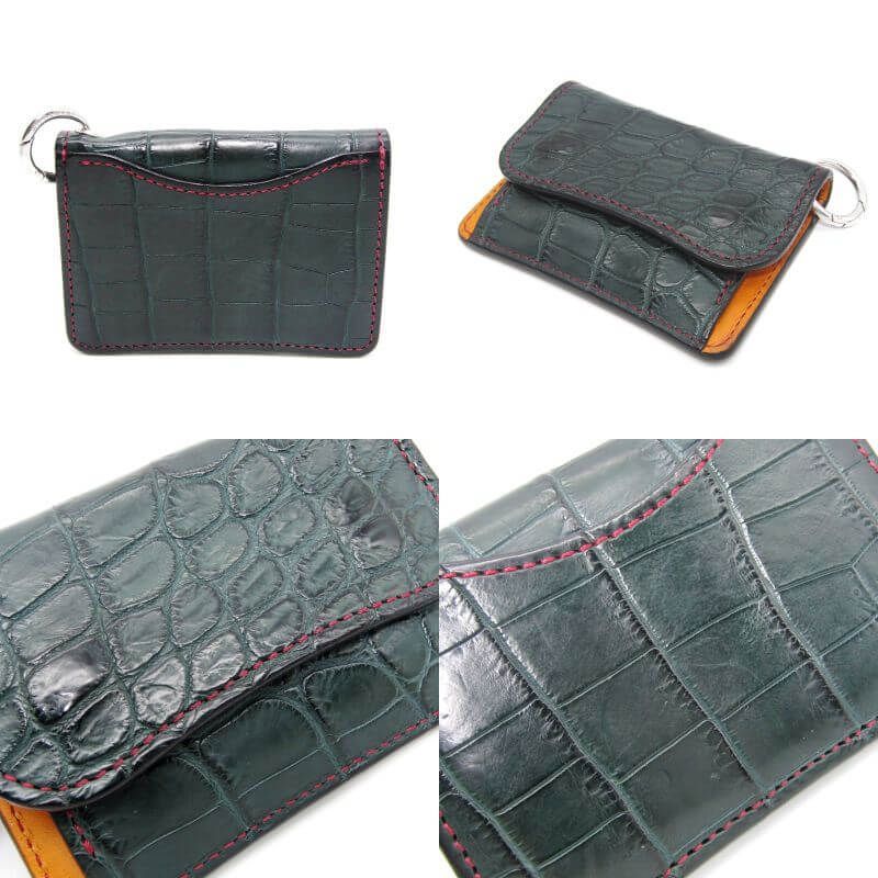 WILDSWANS ワイルドスワンズ 小銭入れ クロコ TONGUE アイレット