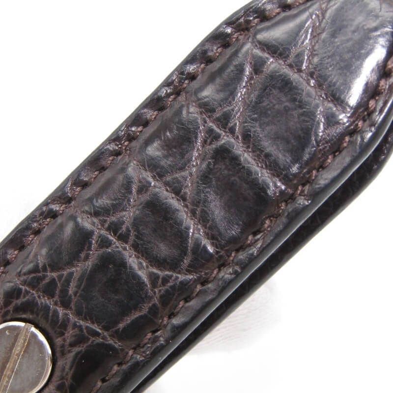 ワイルドスワンズ　ガルダール　チョコ WILDSWANS ワイルドスワンズ キーケース GUARDAR クロコ ガルダール