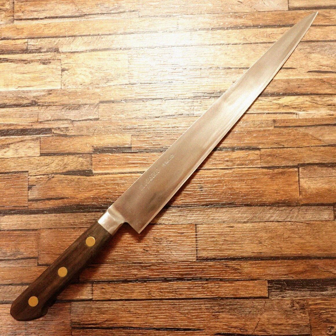 MISONO 筋引包丁 研ぎ済 ミソノ スウェーデン鋼 筋引き スライサー 細身 牛刀 丁寧 295 mm