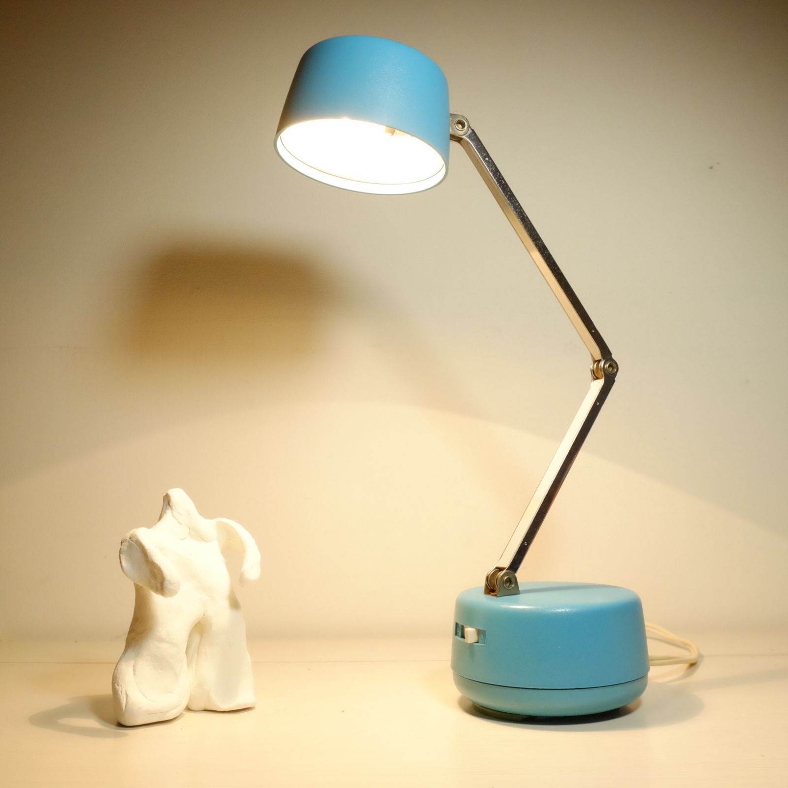 ナンブーライト ニューキュート NA 414 Light Blue スタンドライト デスクランプ レトロ 水色