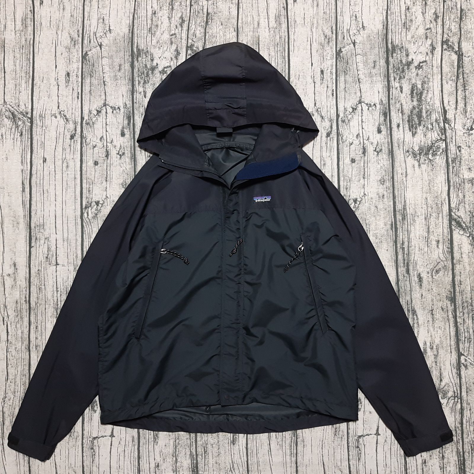 ジャケット・アウター 00s patagonia essenshell pullover BLK M size M】パタゴニア エッセンシャルジャケット 2000 ブラック 黒