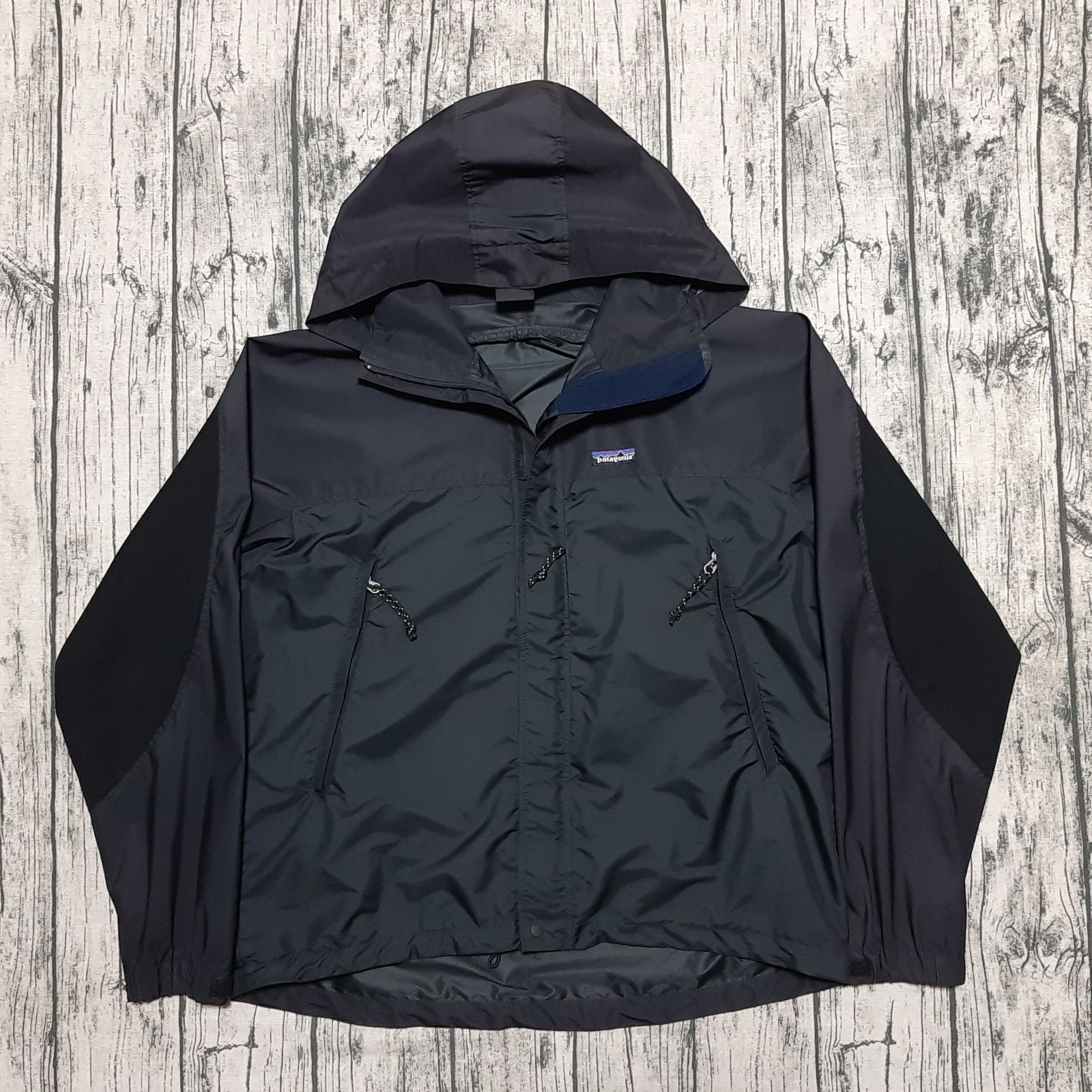 00s patagoniaパタゴニア エッセンシェル プルオーバー ポップオレンジ