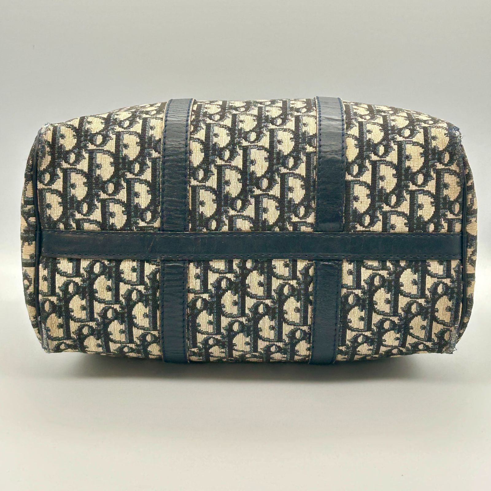 クリスチャンディオール トロッター ボストン ハンドバッグ キャンバス