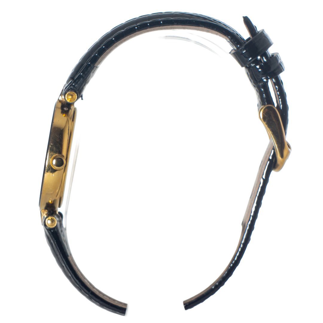 良品】Christian Dior ブラックムーン 3032 レディース時計