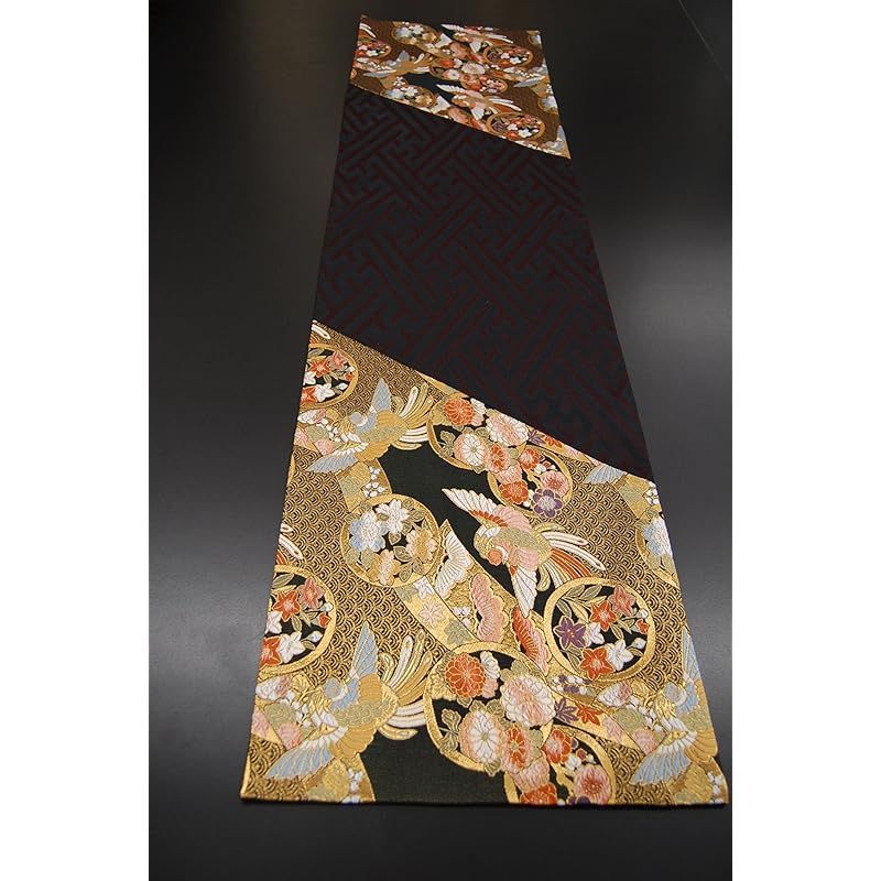 和風 着物テーブルランナー 帯 箱入り 包装済 海外向けギフトにも 120 cm 明日香