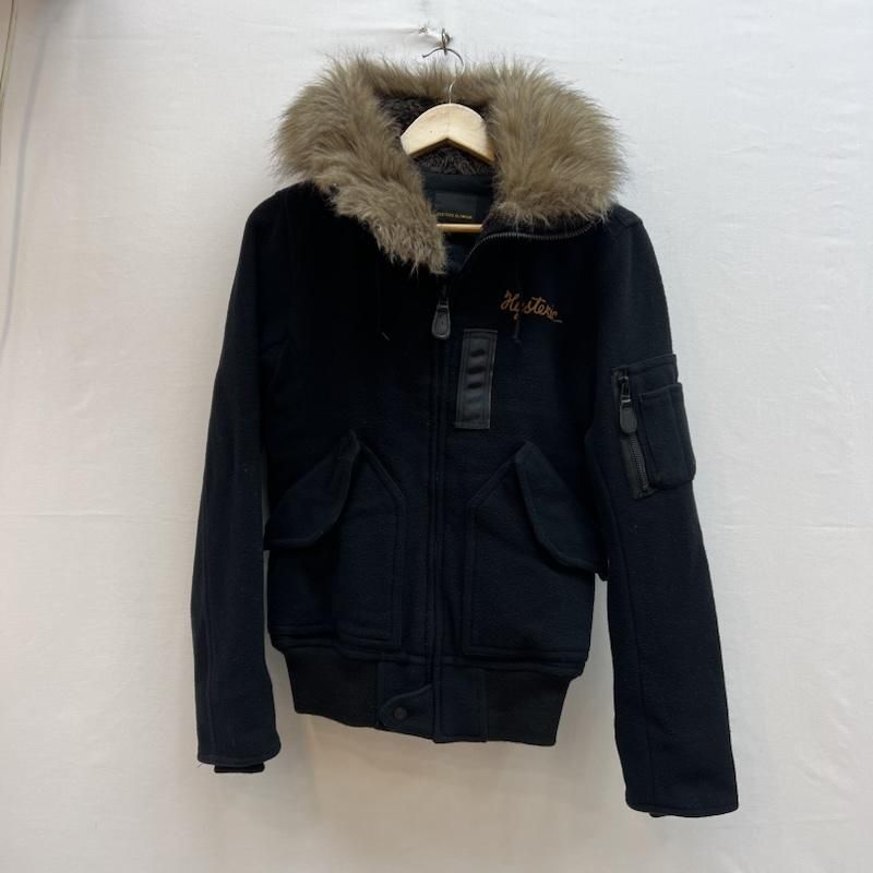 ヒステリックグラマー ウール N-2B 短丈 ファー ミリタリー y2k