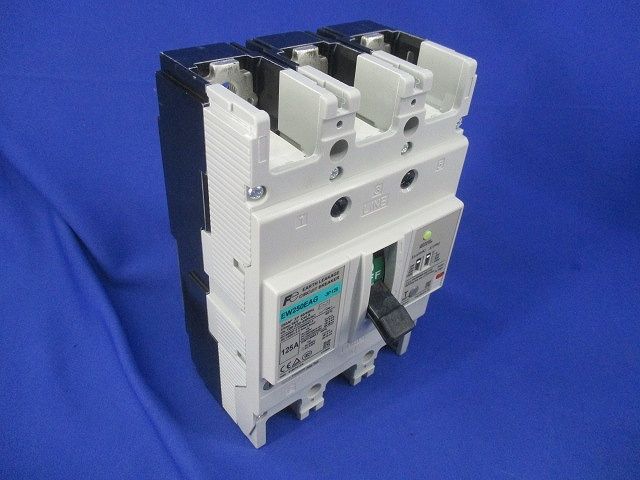 一般配線用漏電遮断器 3P125A(傷・汚れ有) EW250EAG-3P125 - メルカリ