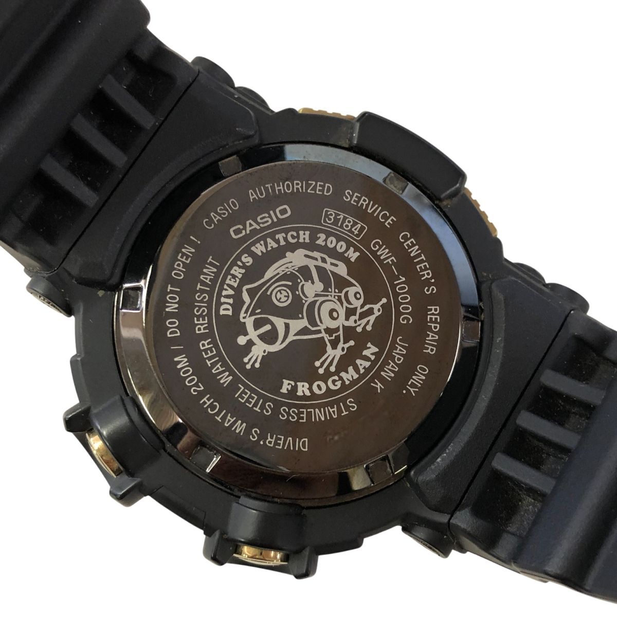  カシオ CASIO G SHOCK GWF 1000 腕時計 デジタル 電波 フロッグマン タフソーラー クォーツ ブラック メンズ 稼働 腕時計(デジタル) 時計