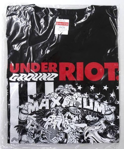 マキシマムザホルモン 公式グッズ Under Ground Riot 地下暴動 Tシャツ