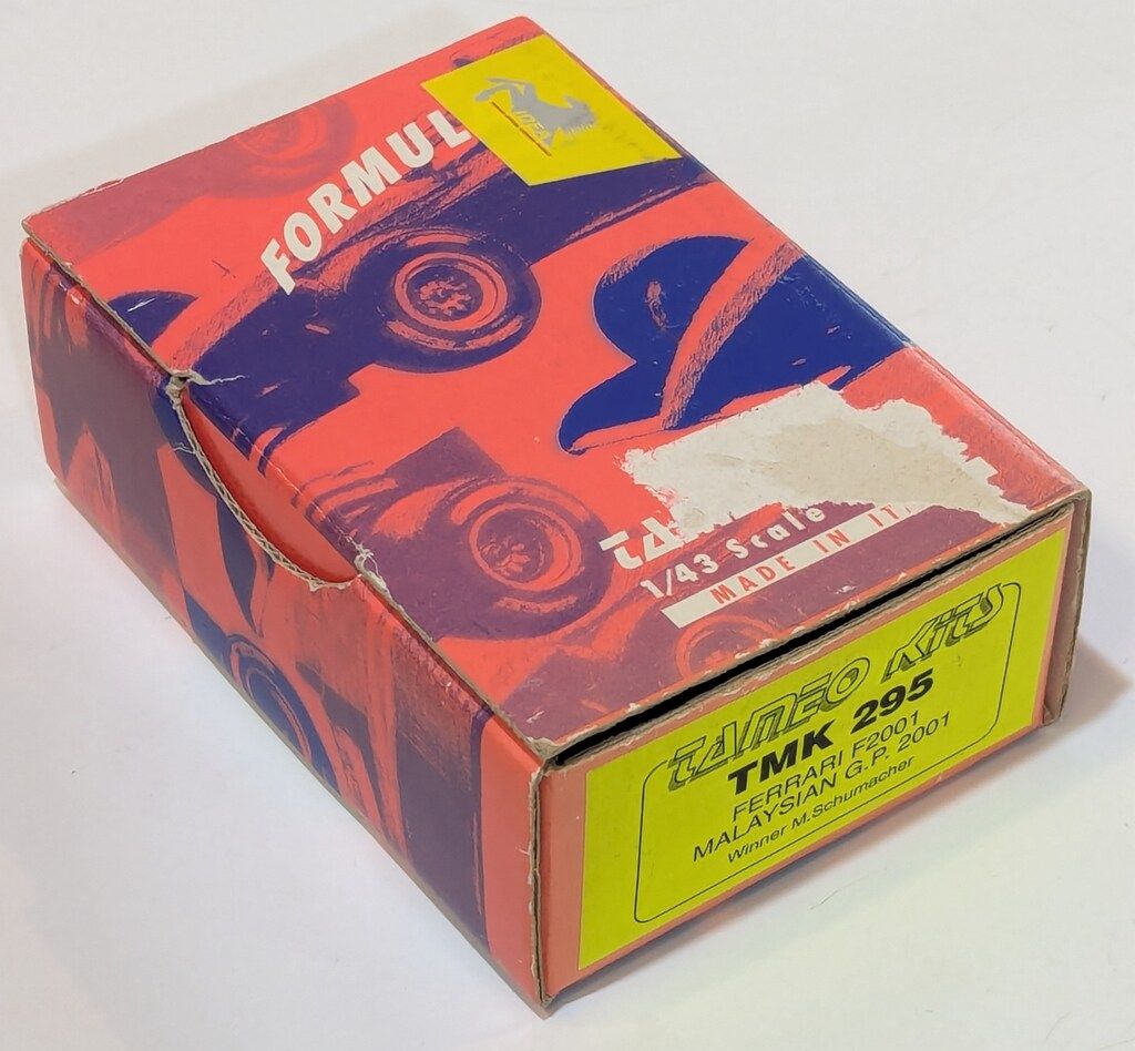 自動車 Tameo Kits1/43 TMK 295 Ferrari F2001 Tameo Kits1/43 TMK 295 Ferrari F2001