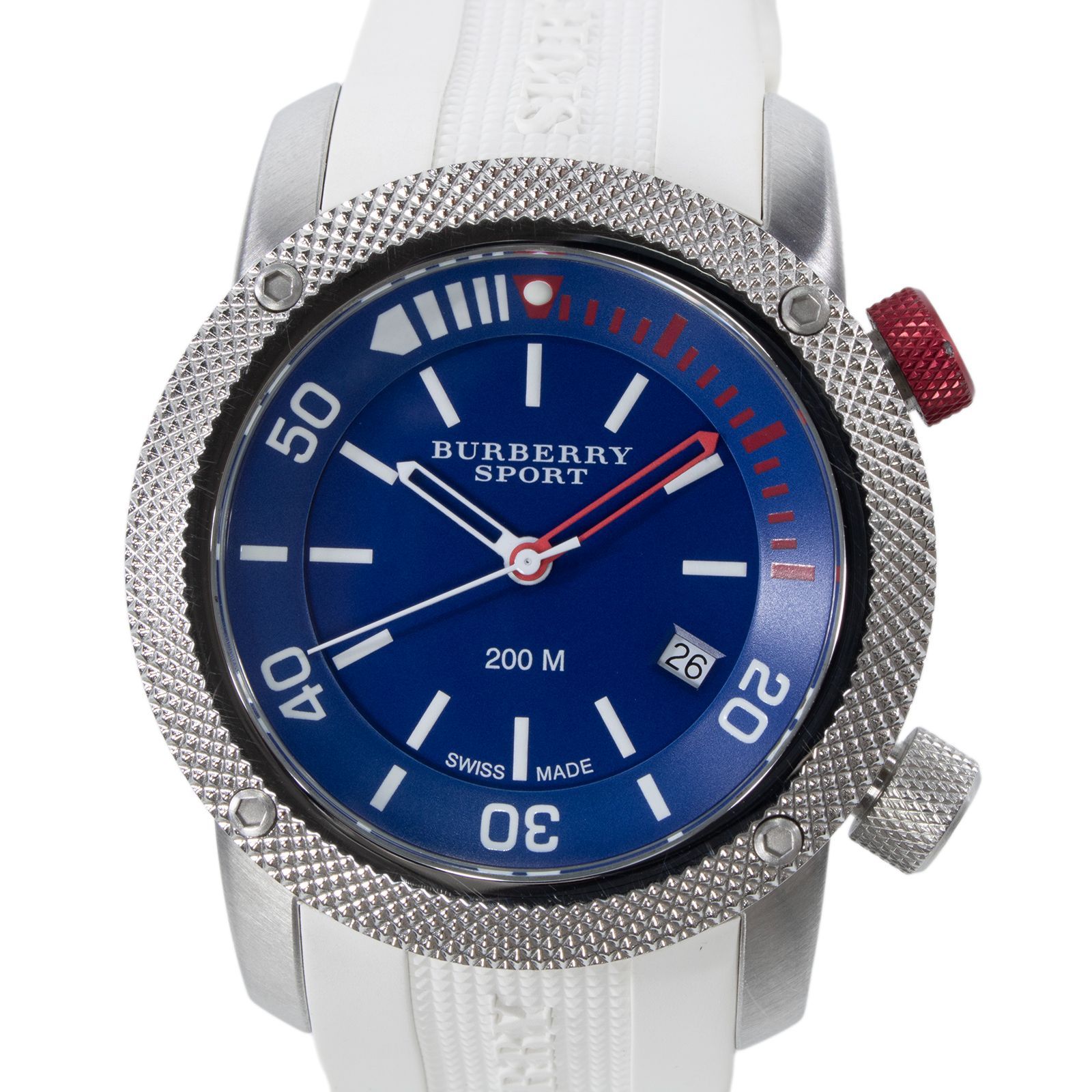 送料無料 バーバリー 腕時計 クォーツ 3針 メンズ バーバリースポーツ