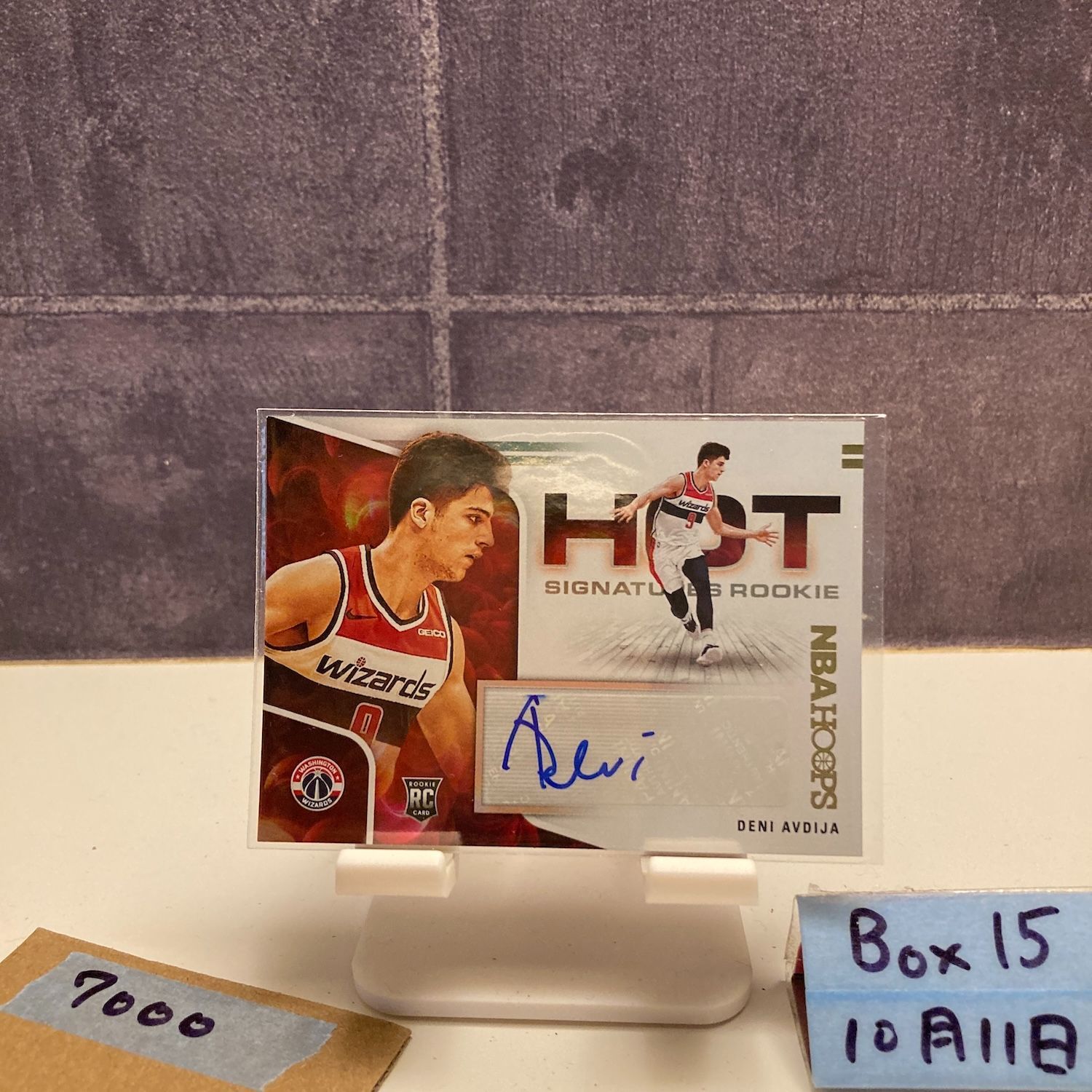 2020-21 Panini Deni Avdija 直筆サインカード Washington Wizards NBA