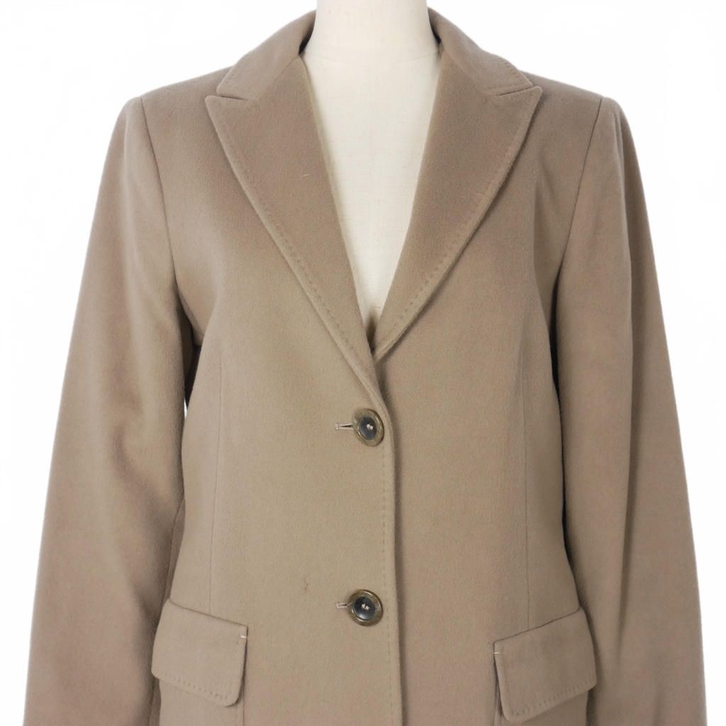 イレブンティ eleventy ウールチェスターコート ロング丈 42 灰 グレー