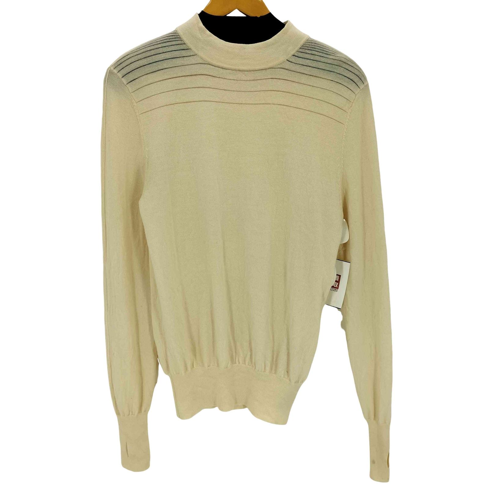 トップス NULLUS Gradient Stripes Knit NULLUS Gradient Stripes Knit NULLUS Off-White Gradient Stripes