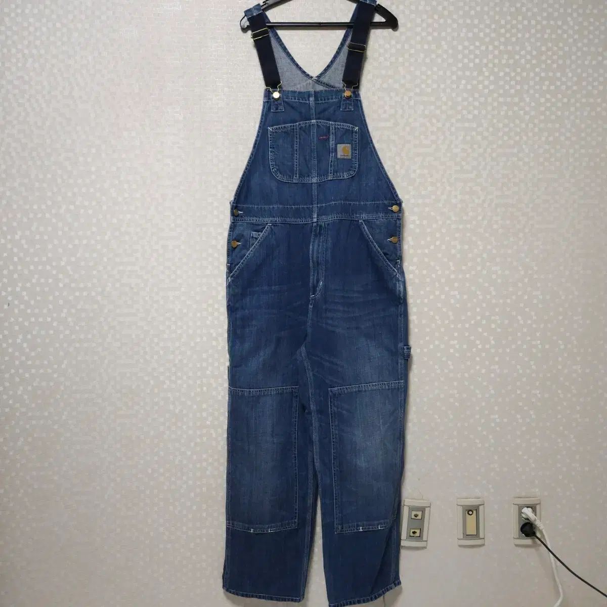 Carhartt カーハート デニム オーバーオール 32x32 - メルカリ