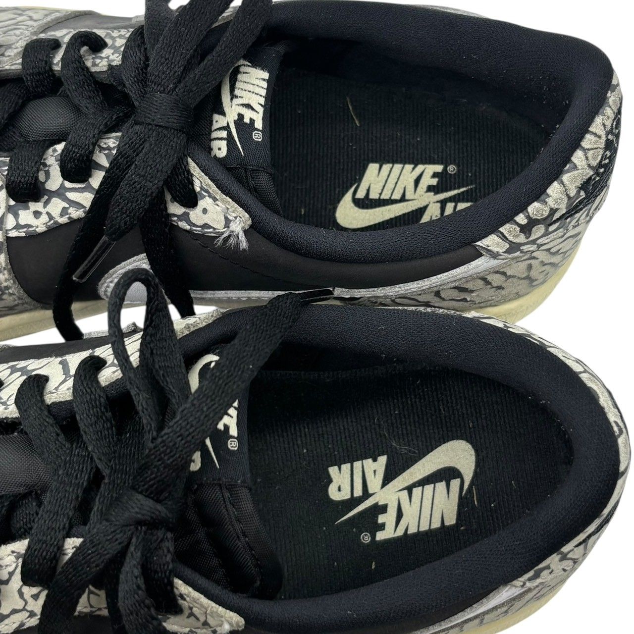 Nike Air Jordan 1 Low ブラック/ホワイト セメント ネット通販