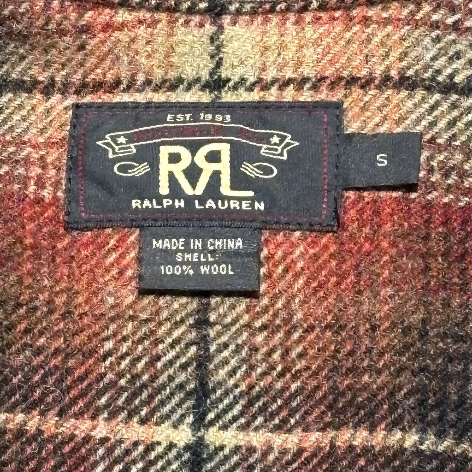 RRL(ダブルアールエル) Ombre Plaid Wool Hunting Jacket オンブレ 