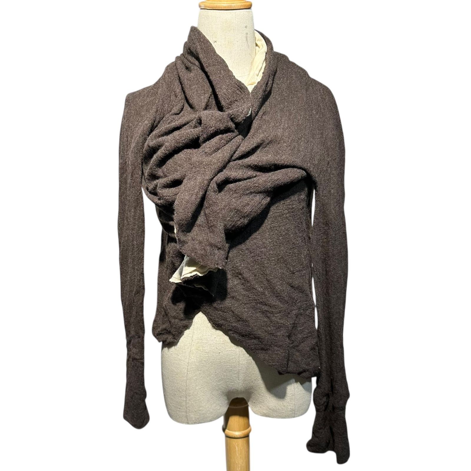 Y's(ワイズ) Distorted Wool Knit Cardigan 変形 ウール ニット