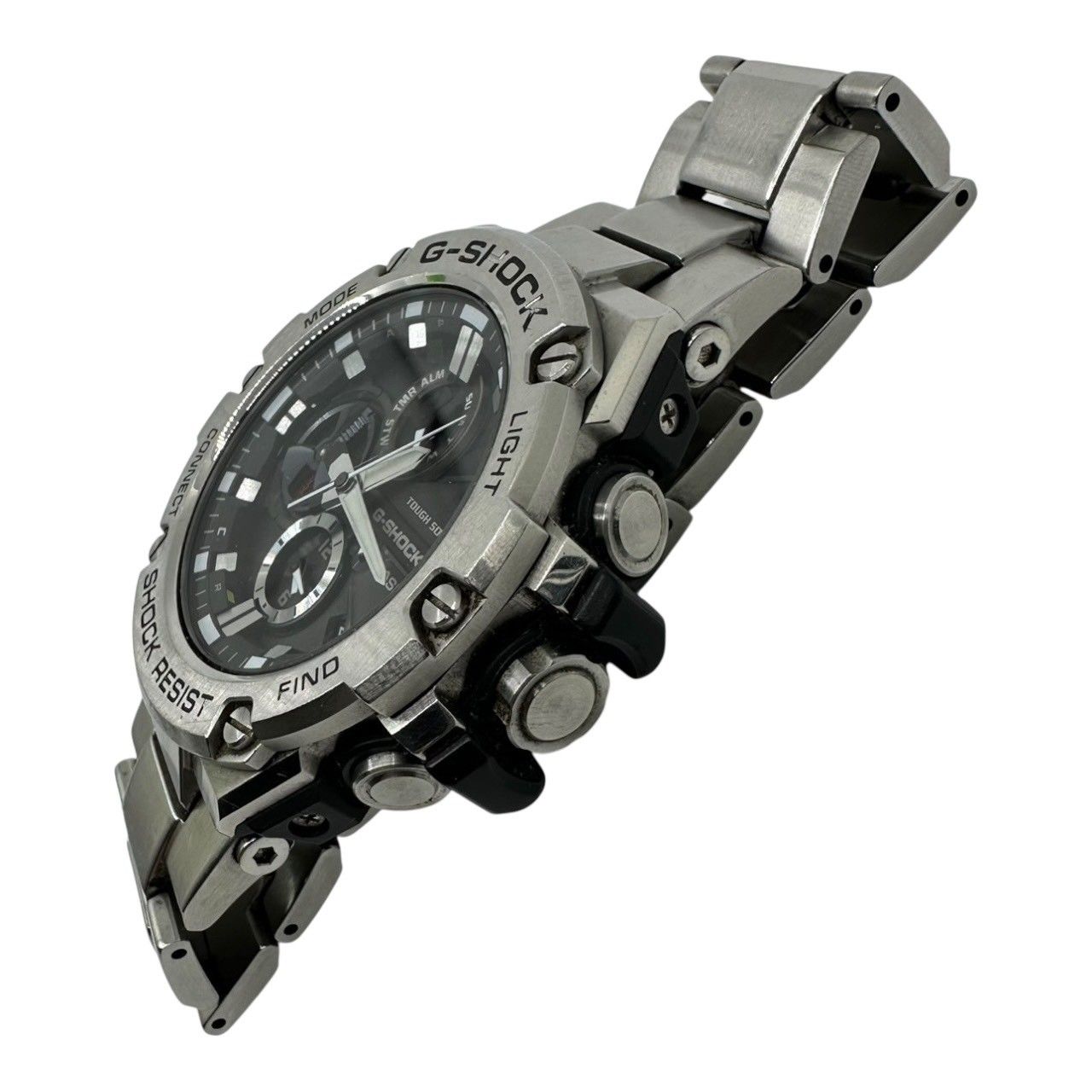 CASIO(カシオ) G-SHOCK G-STEEL Bluetooth 腕時計 GST-B100-1AJF 