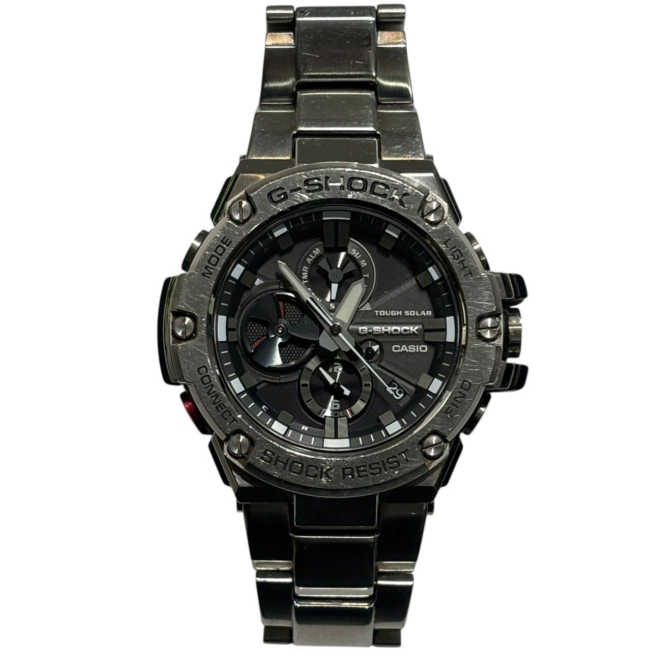 CASIO(カシオ) G-SHOCK G-STEEL Bluetooth 腕時計 GST-B100-1AJF 