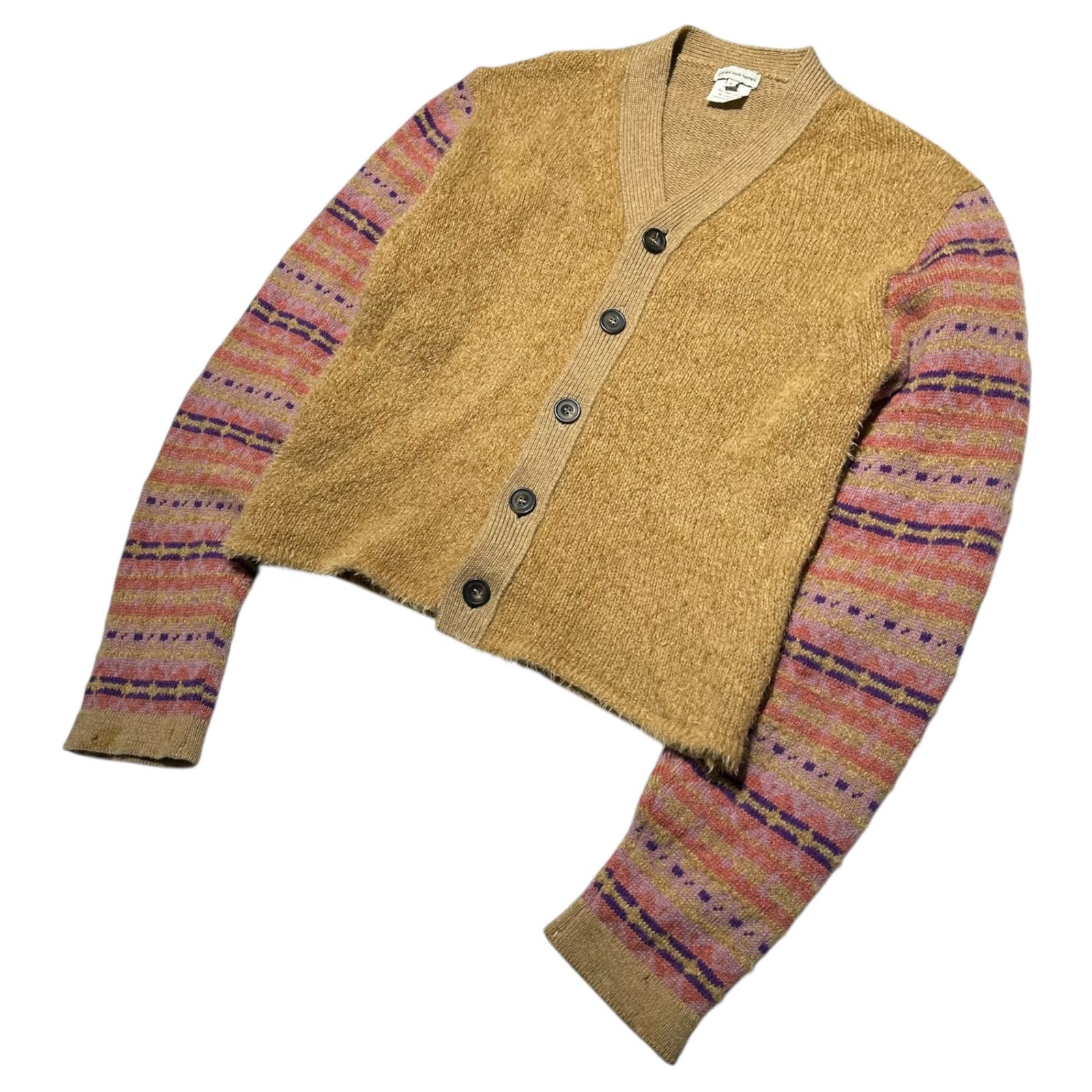 ライカ期 90s ドリスヴァンノッテン モヘヤ グラデーション ニット S DRIES VAN NOTEN(ドリスヴァンノッテン) 90's Mohair Wool Ethnic