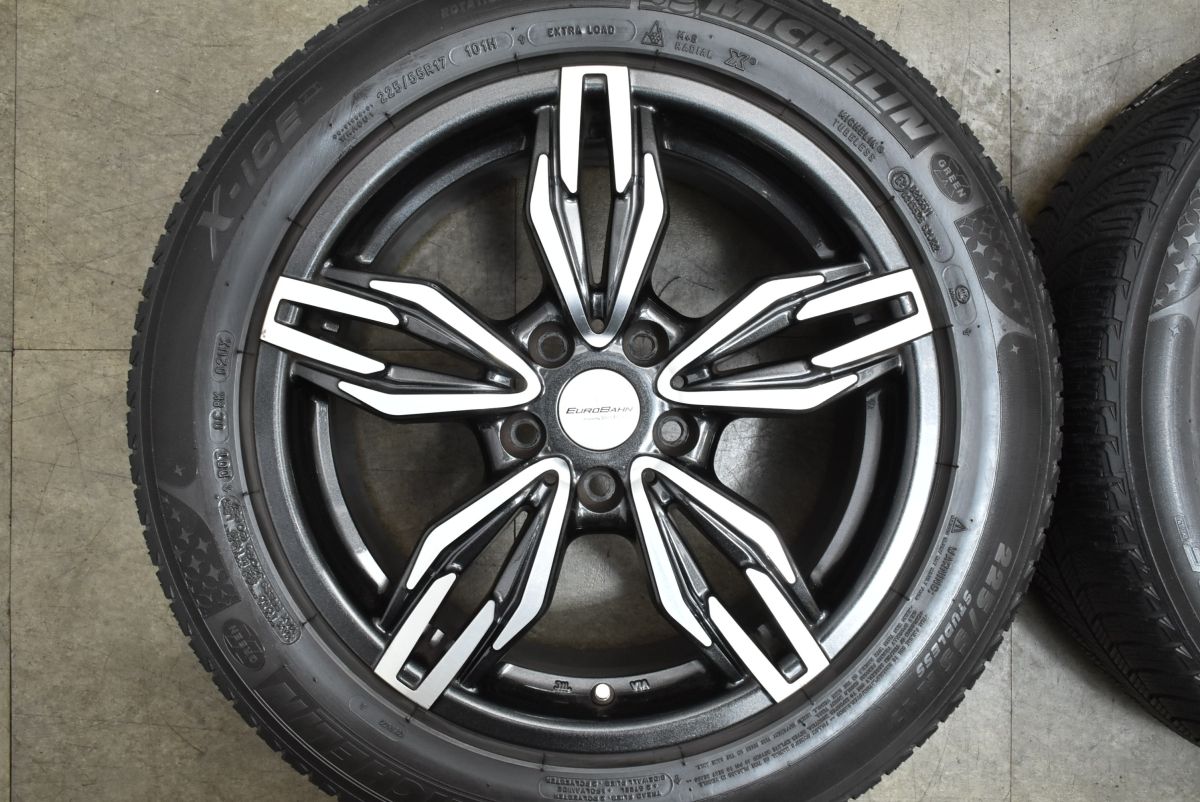 品 ユーロバーン 17 in 7 5 J 52 PCD 112 ミシュラン X ICE XI 3 225 55 R BMW F 48 1 39 2 G 26 4シリーズグランクーペ