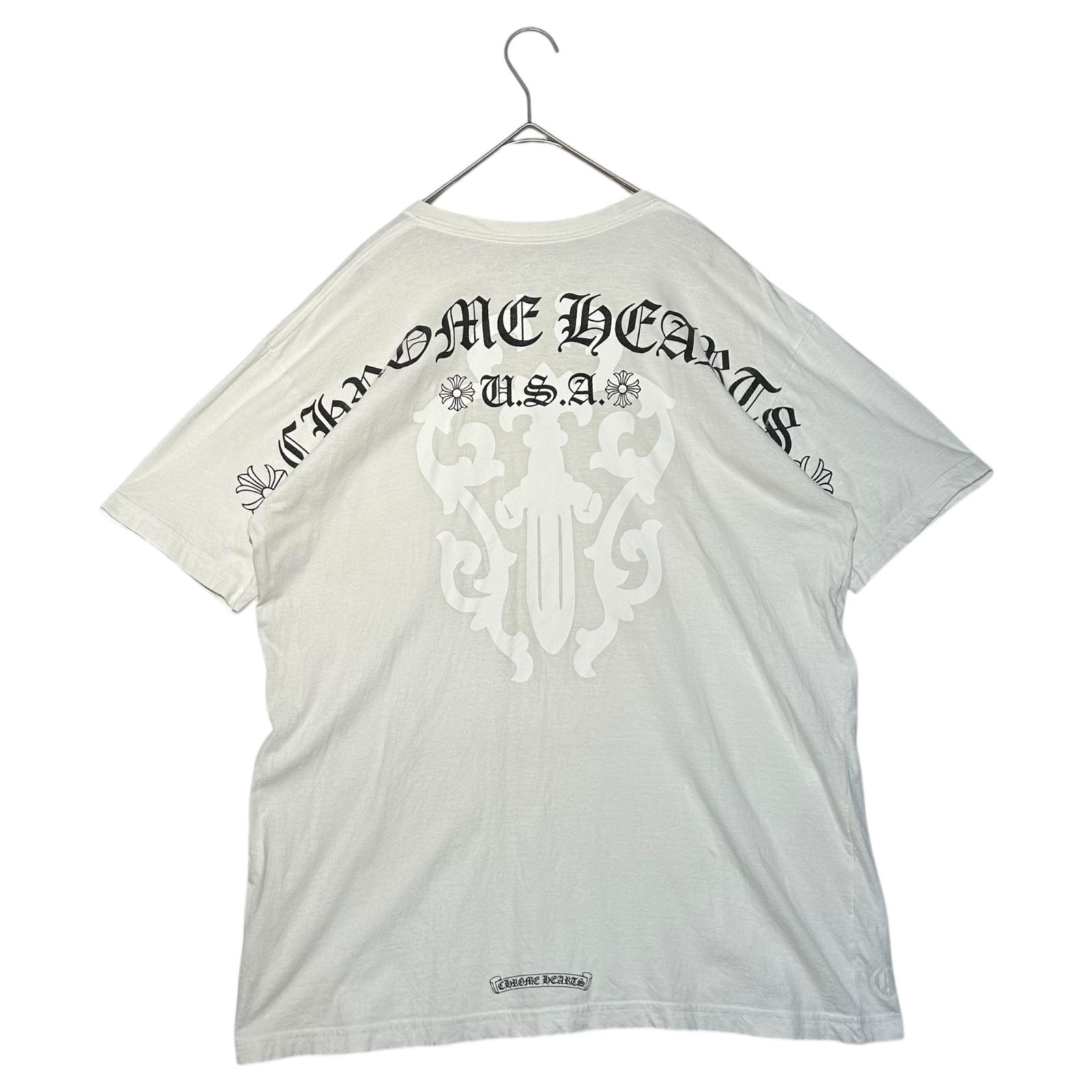 CHROME HEARTS クロムハーツ CH T-SHRT 1 ネックロゴプリントポケット 