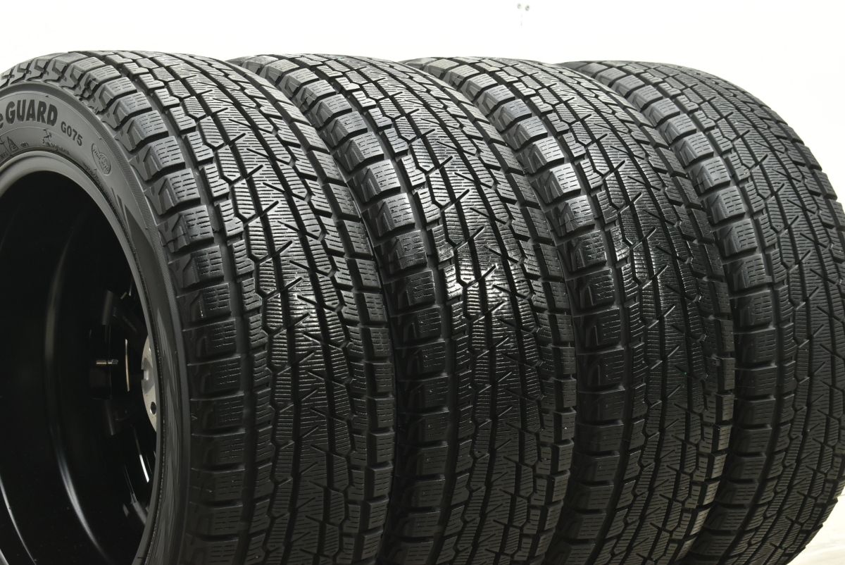  製 超バリ溝 SPORT KRONE 18 in 7 J 53 PCD 114 3 ヨコハマ アイスガード G 075 225 55 R フォレスター クロストレック ZR V 18インチ タイヤ ホイールセット