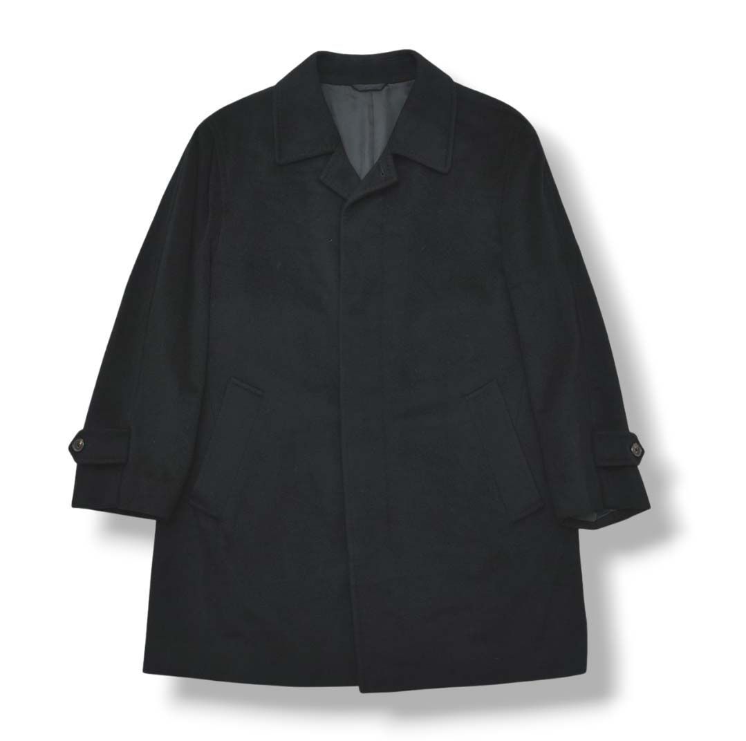 繊維の宝石 ピエールカルダン カシミヤ100% バルマカンコート M相当 美