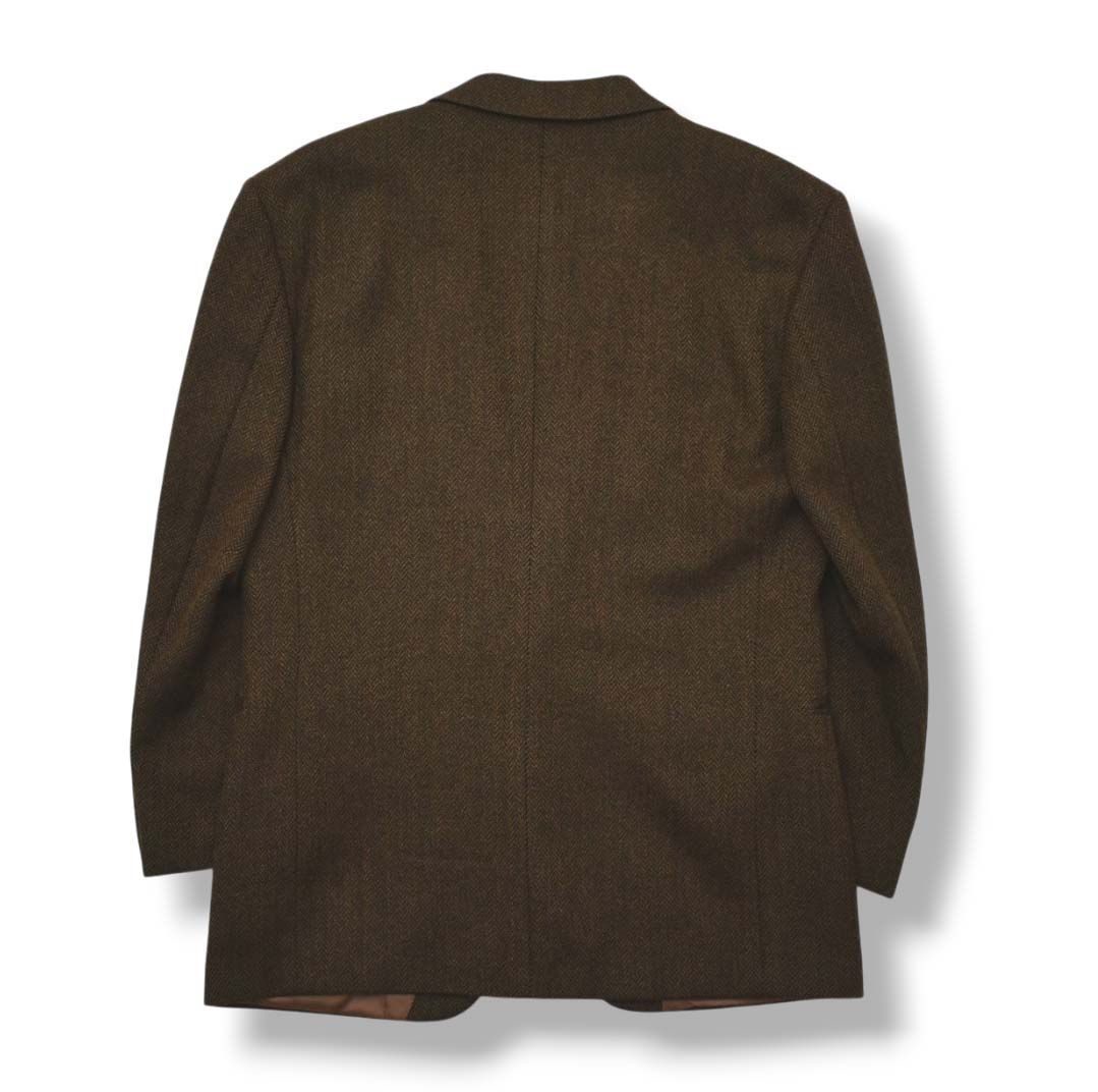 イタリア製 ジャンフランコ フェレ GIANFRANCO FERRE ヘリンボーン柄