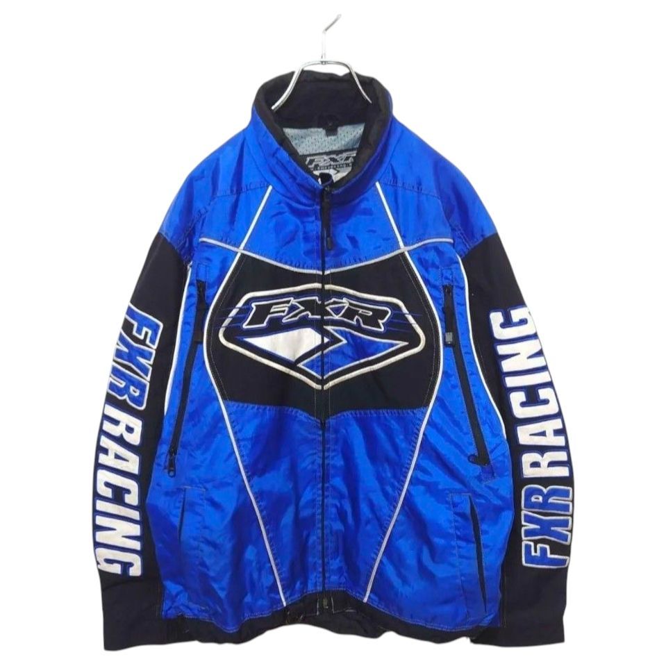 ファッション 【FXR RACING】ビッグロゴ刺繍 レーシングジャケット A