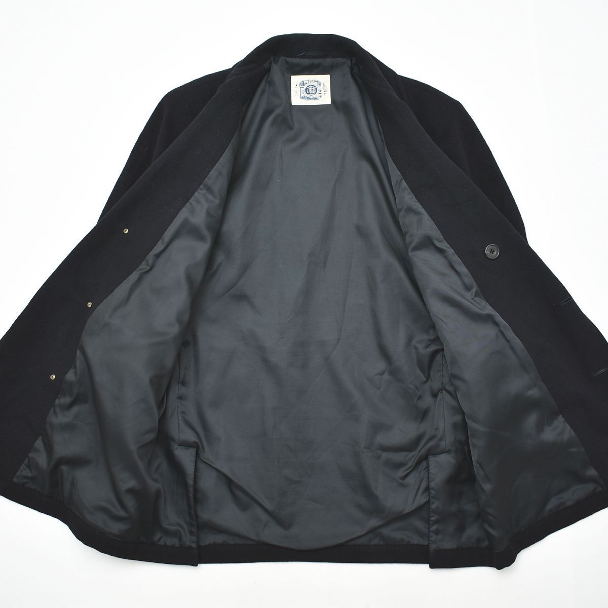 上質】 ジェイプレス J.PRESS メルトンウール ダブルブレスト ハーフ