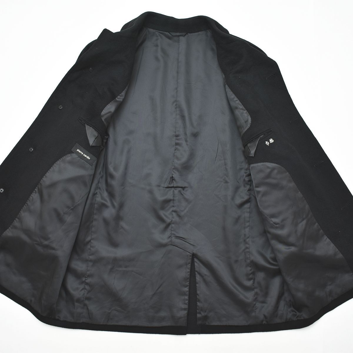 繊維の宝石 ピエールカルダン カシミヤ100% バルマカンコート M相当 美品 繊維の宝石 ピエールカルダン カシミヤ100% バルマカンコート M相当 美