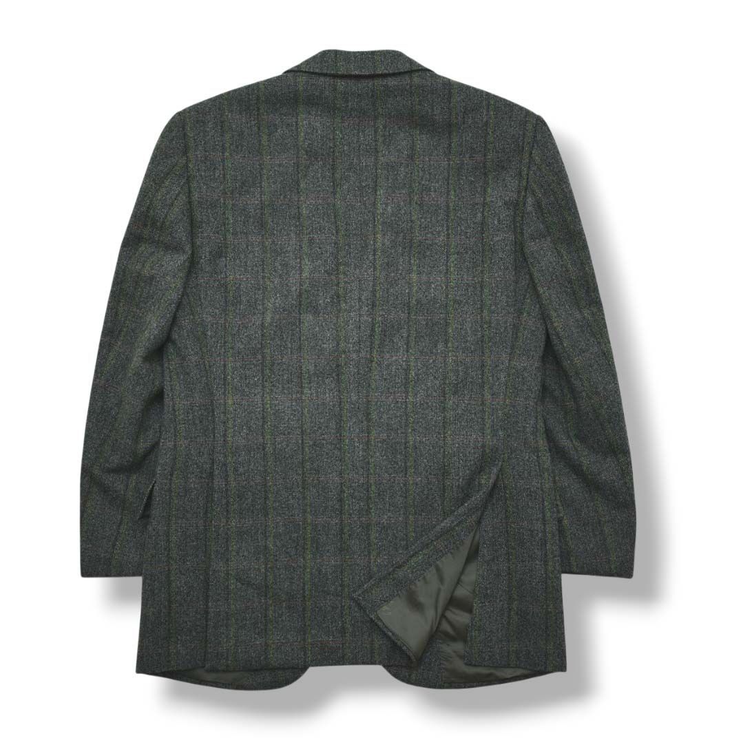高級】 イタリア製 ダンヒル dunhill ツイード ウール ウィンドウペン 