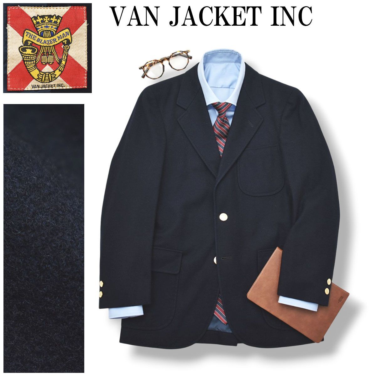 美品】 【希少】 70s ヴァン ヂャケット VAN JACKET INC THE BLAZER
