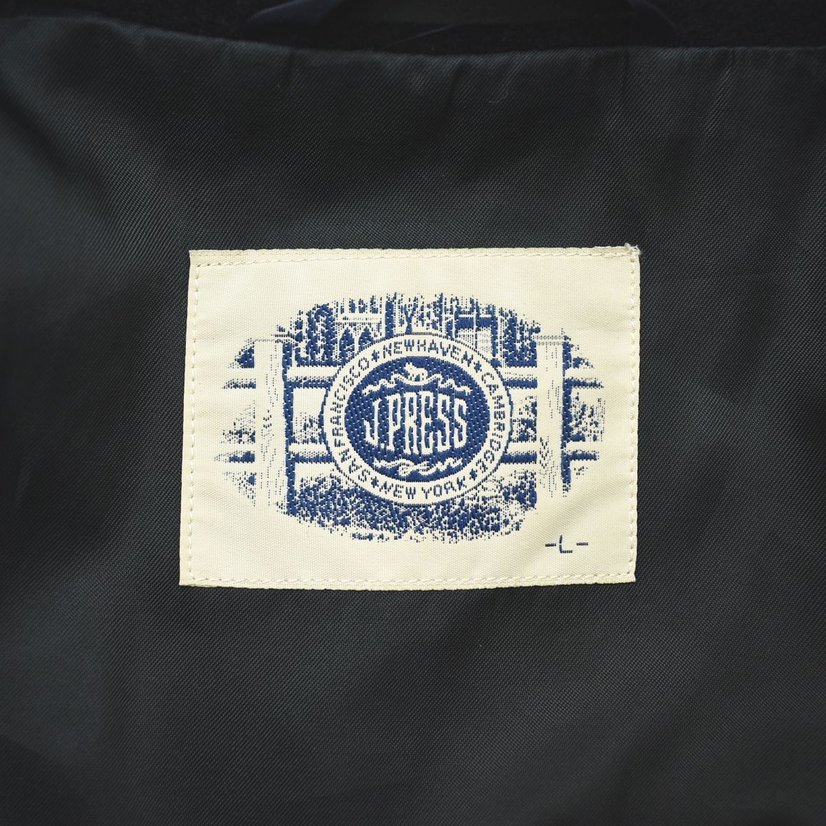 上質】 ジェイプレス J.PRESS メルトンウール ダブルブレスト ハーフ