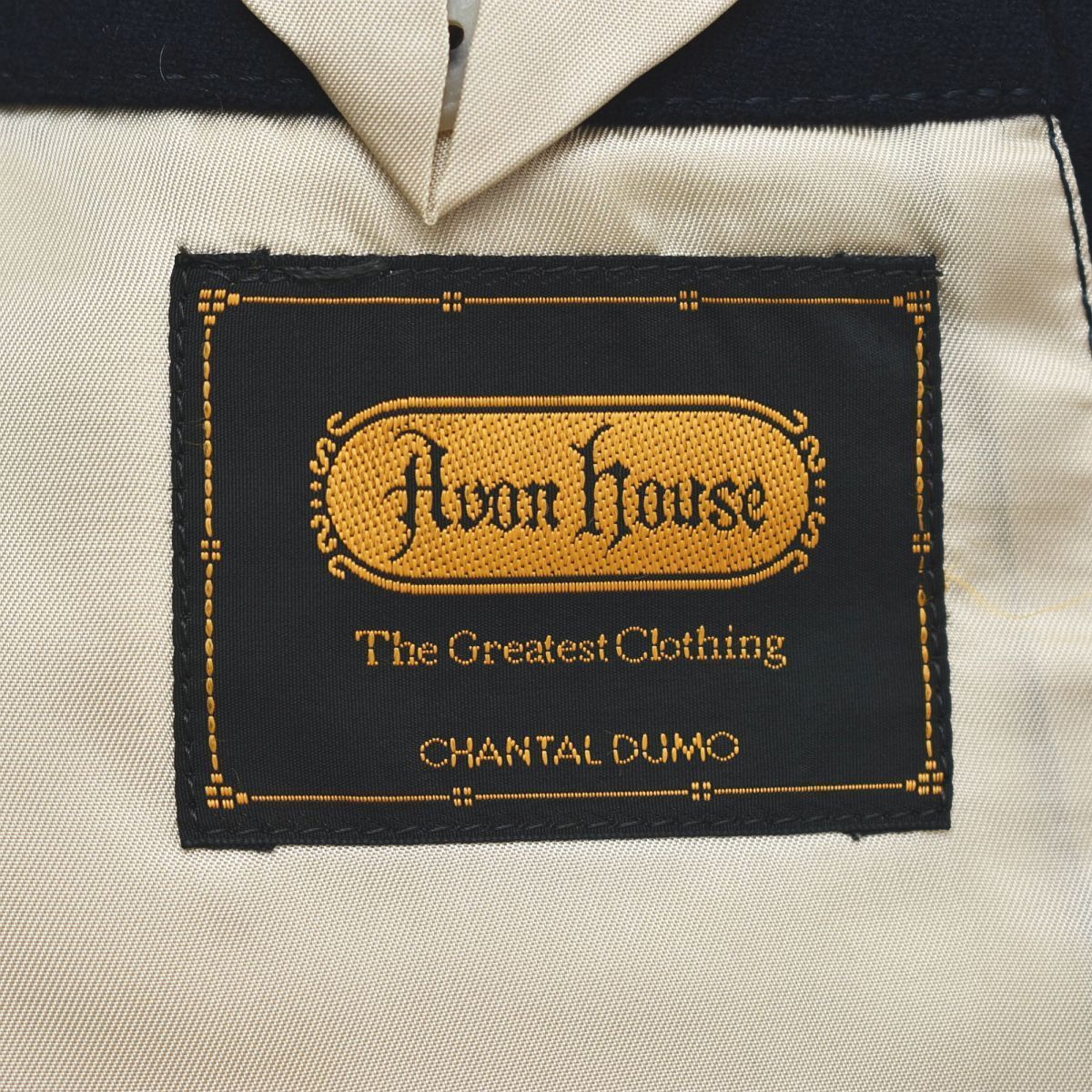 美品】 日本製 エーボンハウス AVON HOUSE フランネル ウール 金ボタン